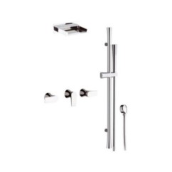 DIVA set doccia completo finitura cromo