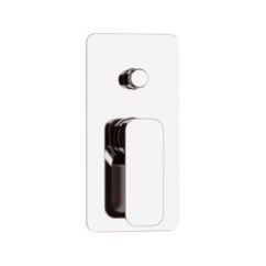 TIARA monocomando vasca-doccia incasso con deviatore finitura cromo