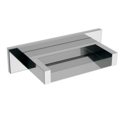 SKYLINE soffione doccia con getto a cascata finitura cromo