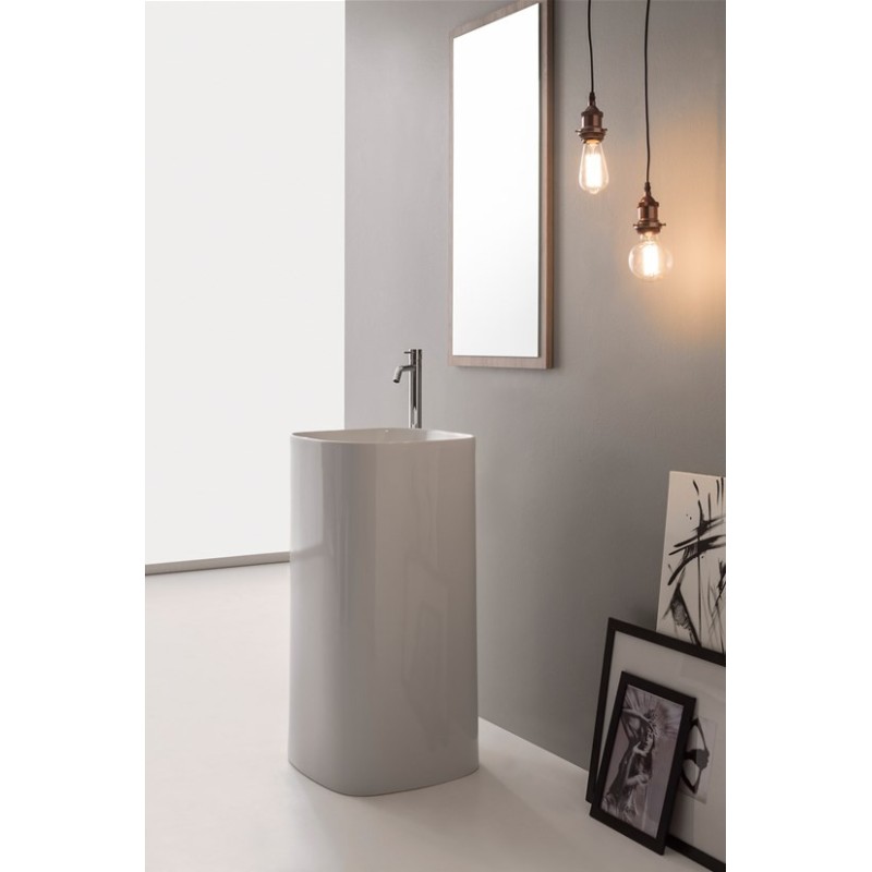 MOON lavabo a terra da appoggio
