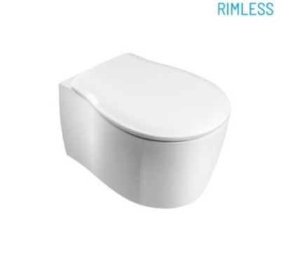 FORMOSA Vaso sospeso RIMLESS con coprivaso