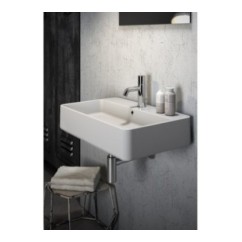 TRATTO Lavabo sospeso monoforo Rettangolare 65