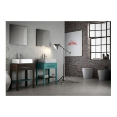 TRATTO Lavabo da appoggio monoforo Rettangolare 65