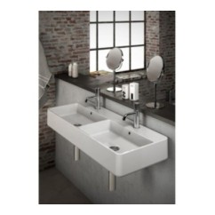 TRATTO Lavabo sospeso monoforo Rettangolare 100