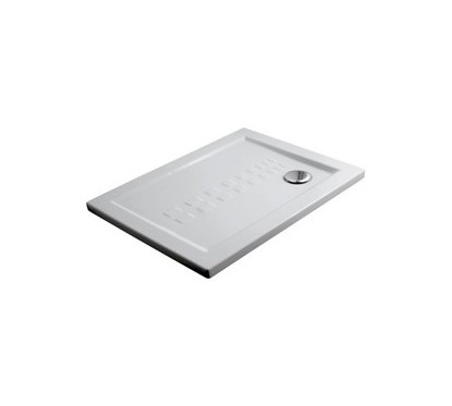 IBIS RECTANGULAR piatto doccia 80X120 extra piatto in ceramica con antiscivolo altezza 5,5cm