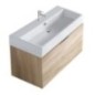PLUS DESIGN mobile bagno sospeso 6130 finitura olmo naturale