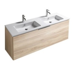 EDEN mobile bagno sospeso 7246 finitura rovere rustico