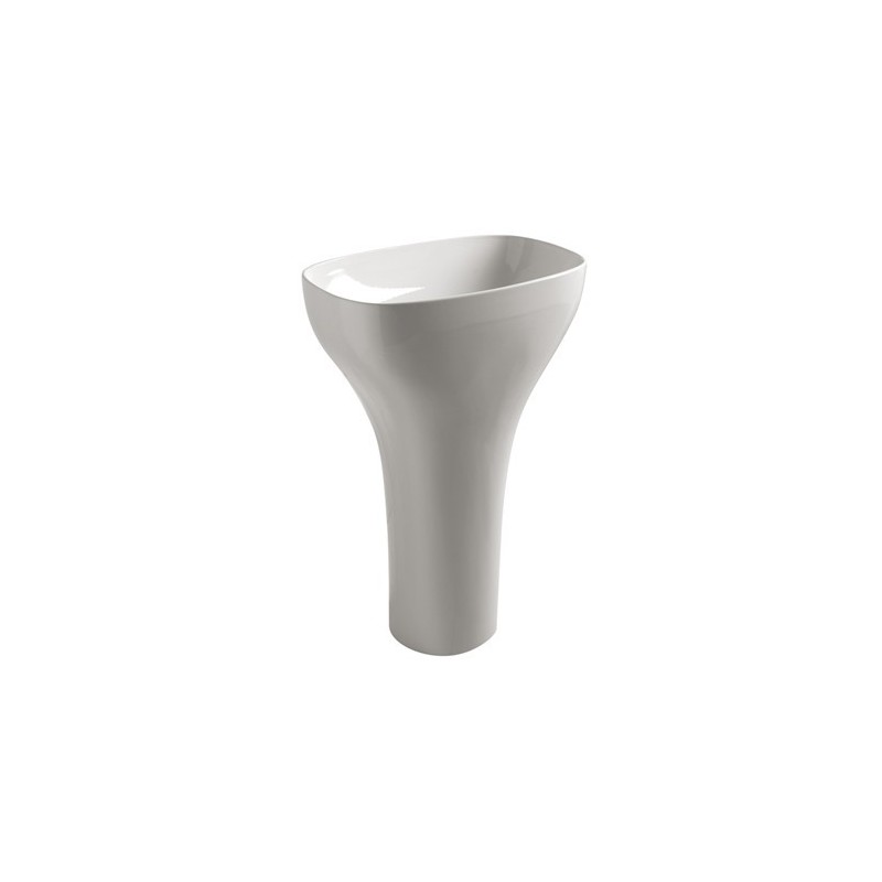 DREAM Lavabo monolite cm 60 finitura bianco mat