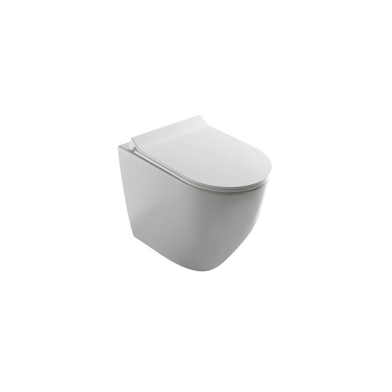 DREAM vaso con scarico traslato finitura bianco