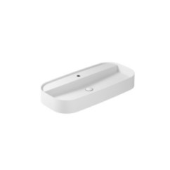 SMARTB Lavabo da appoggio 45x95 finitura bianco mat
