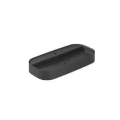 SMARTB Lavabo da appoggio 45x95 finitura nero mat