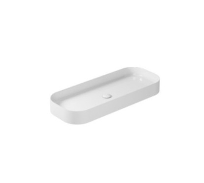 SMARTB Lavabo da appoggio 38x95 finitura bianco