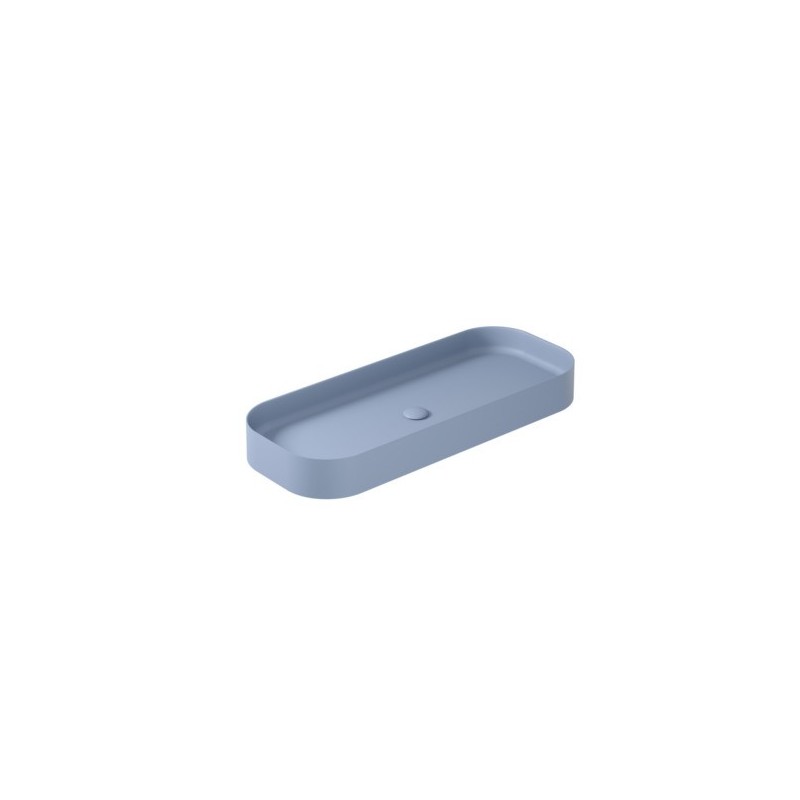 SMARTB Lavabo da appoggio 38x95 finitura ottanio