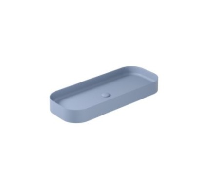 SMARTB Lavabo da appoggio 38x95 finitura ottanio