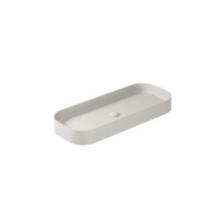 SMARTB Lavabo da appoggio 38x95 finitura sabbia