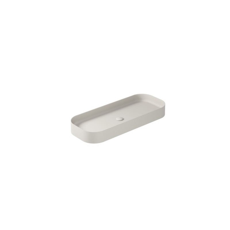 SMARTB Lavabo da appoggio 38x95 finitura sabbia
