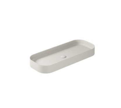SMARTB Lavabo da appoggio 38x95 finitura sabbia