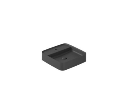 SMARTB Lavabo da appoggio 45x45 finitura nero mat