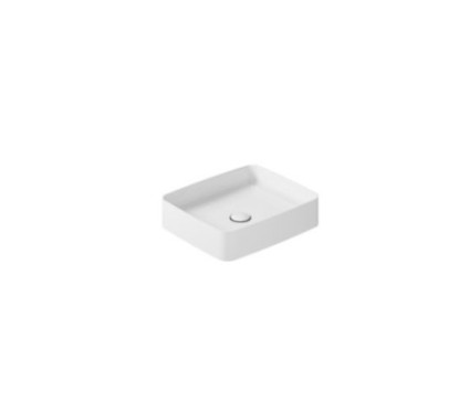 SMARTB Lavabo da appoggio 38x45 finitura bianco
