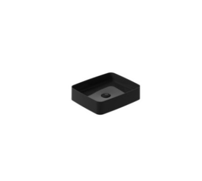 SMARTB Lavabo da appoggio 38x45 finitura nero