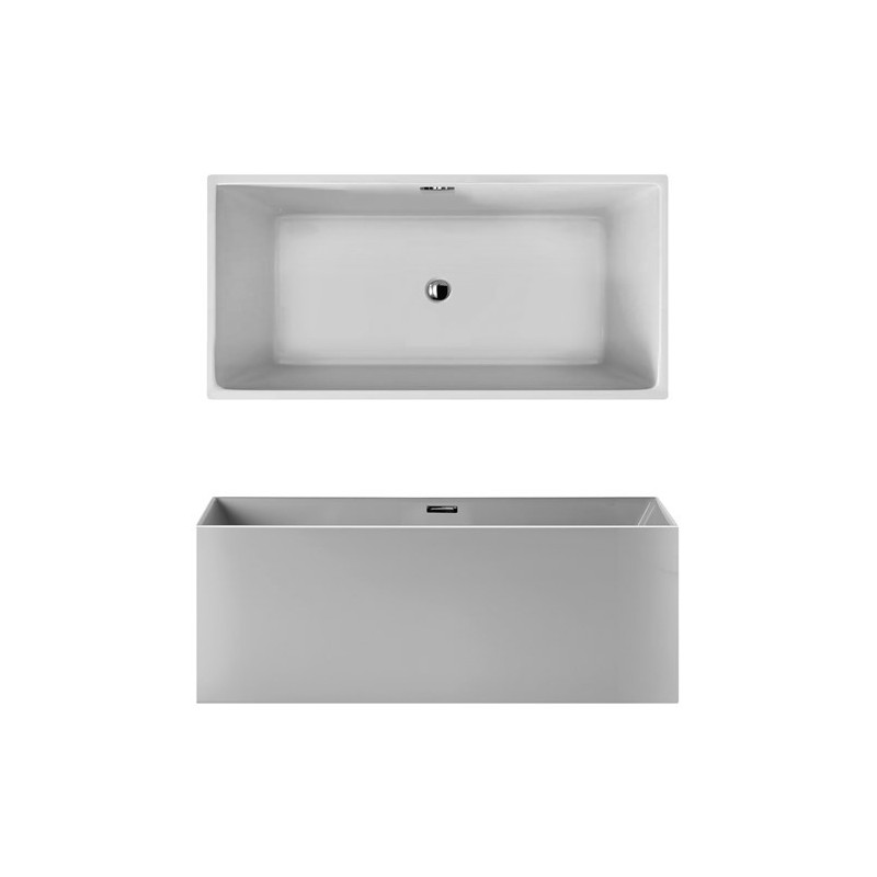QUADRA vasca freestanding finitura bianco