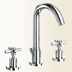 YUPPY Batteria per lavabo finitura nickel spazzolato