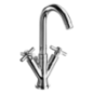 YUPPY Monoforo per lavabo finitura nickel spazzolato