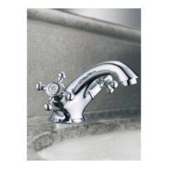 ARAMIS monoforo lavabo finitura cromo-oro