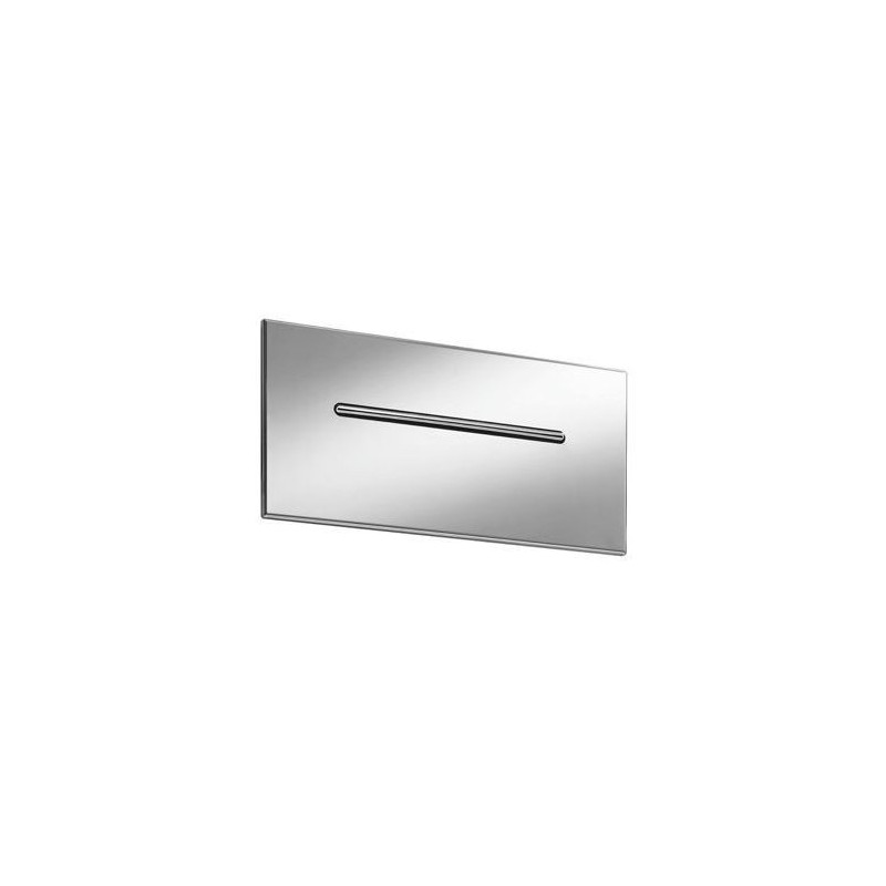WELLNESS soffione incasso a parete 300x145 finitura nickel spazzolato