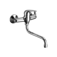 LINEA CUCINA Miscelatore per lavello a parete finitura vecchio rame