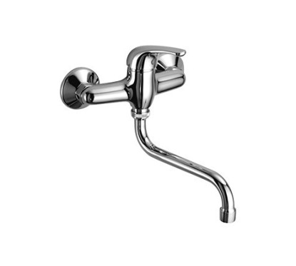 LINEA CUCINA Miscelatore per lavello a parete finitura vecchio rame