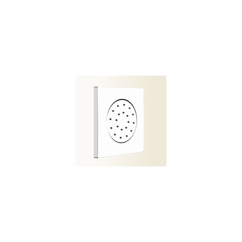 WELLNESS Soffioncino quadrato ad incasso cromo