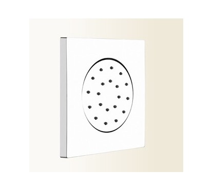 WELLNESS Soffioncino quadrato ad incasso cromo
