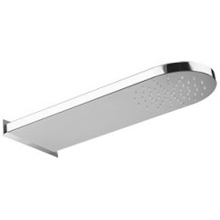 WELLNESS Soffione a parete in acciaio inox