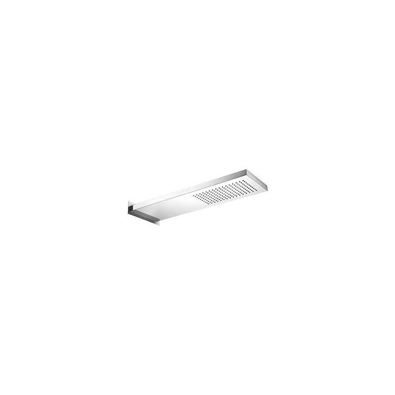 WELLNESS Soffione a parete in acciaio inox