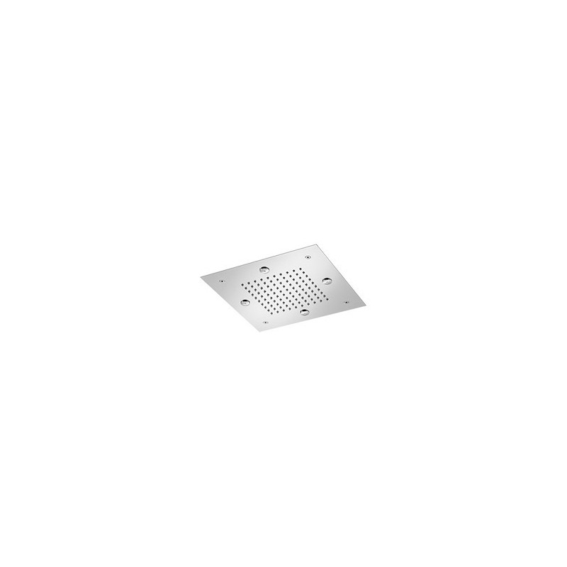 WELLNESS Soffione quadrato 300x300 in acciaio inox