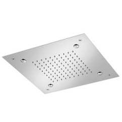 WELLNESS Soffione quadrato 380x380 in acciaio inox
