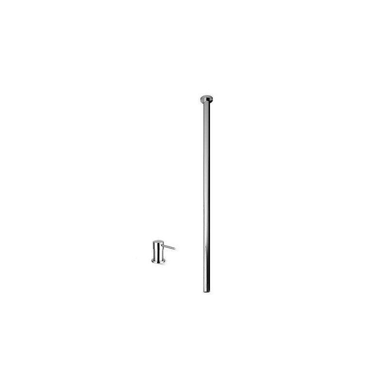 HEOS Miscelatore per lavabo con comando remoto d’appoggio e bocca a soffitto