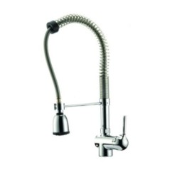 SUPERFLEX monocomando per cucine professionali con doccia finitura cromo