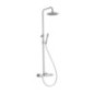 FORMA Colonna doccia completa di miscelatore doccia deviatore Integrato finitura nero opaco