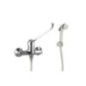 COMMUNITY COMFORT Monocomando doccia esterno leva clinica con kit doccia a pulsante finitura cromo