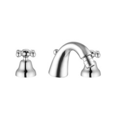 MAREA Batteria bidet con scarico finitura nichel antico