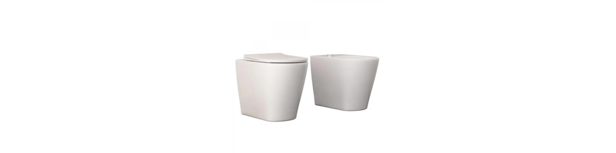 set wc e bidet a terra